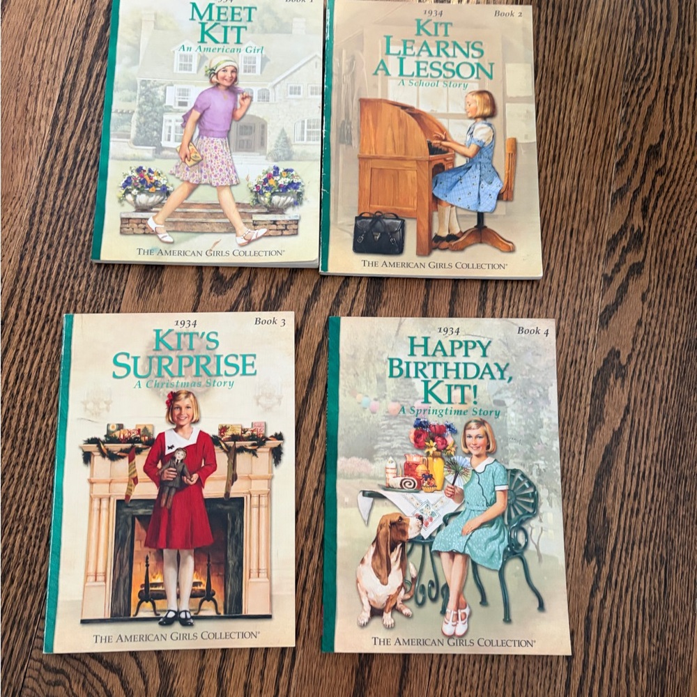 American girl doll meet kit book 1,2,3 & 4